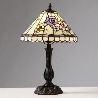 Warehouse of Tiffany Table Lamp with Rose / Green Background Shade
