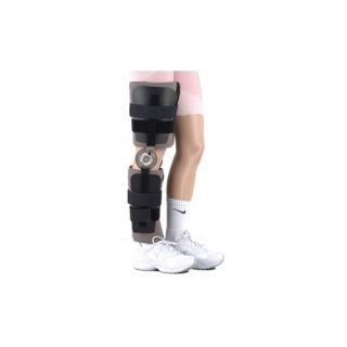 Post Operative Range of Motion Knee Brace with Plates
