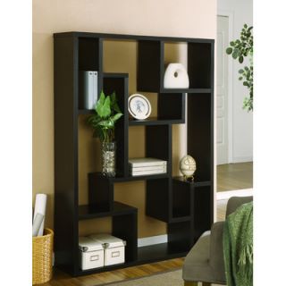 Hokku Designs Deangelo Display Stand/Bookcase/Room Divider in Black