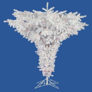 Vickerman Crystal White 7.5 Upside Down Artificial Christmas Tree