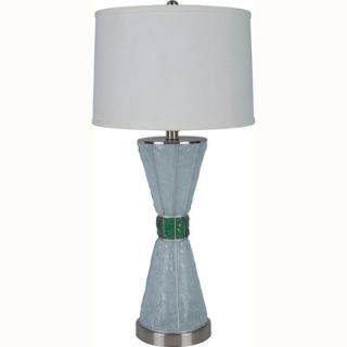 ORE Glass Table Lamp in Green and Blue