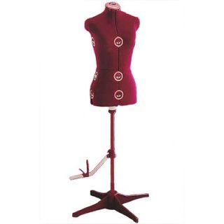 Singer Adjustable Large Dress Form in Red