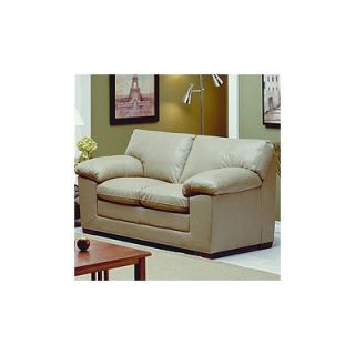 Palliser Furniture Lennox Leather Sleeper Sofa and Loveseat Set