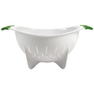 OXOInternational 4 Quart Colander with Green Handle  