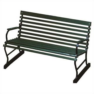 Algoma Traditional Wood and Metal Garden Bench