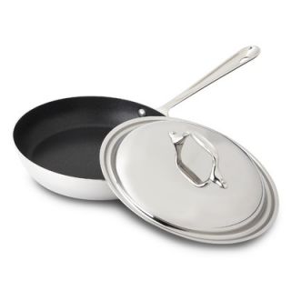 All Clad Stainless Non Stick Fry Pan with Lid   870100448