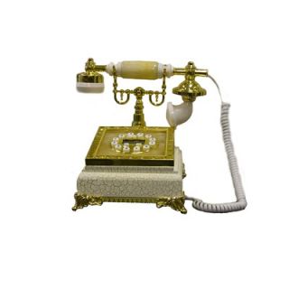ORE Classic Telephone in Ivory   T0630WHT