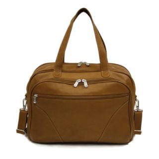 Piel Checkpoint Friendly Multi Compartment Bag in Saddle   2823 SDL