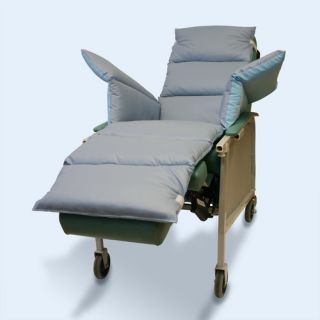Geri Chair Comfort Seat in Light Blue / Grey