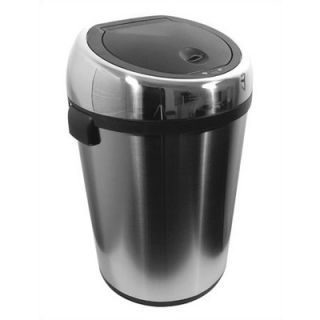 Nine Stars 17 Gallon Stainless Steel Infrared Trash Can   DZT 65 1