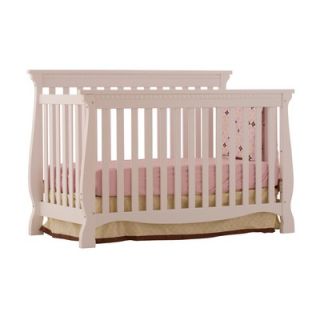  Venetian 4 in 1 Fixed Side Convertible Crib in White   04587 131