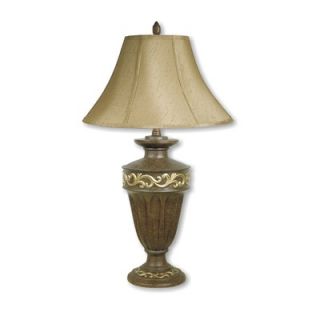 ORE Filigree Table Lamp in Antique Brown
