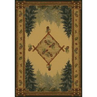  of America Genesis Forest Trail Lodge Novelty Rug   130 51043