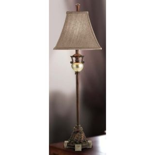 Laurel One Light Table Lamp in Pewter/Antique Bronze