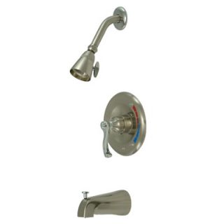 Elements of Design Royale Diverter Tub and Shower Faucet with French