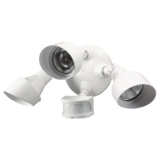Heath Zenith Motion Activated Triple Head Security Light in White