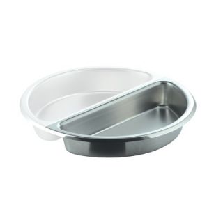 SMART Buffet Ware Large Round 1 / 2 Stainless Steel Food Pan