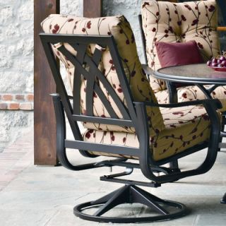 Telescope Casual Villa Swivel Dining Arm Chair with Cushion
