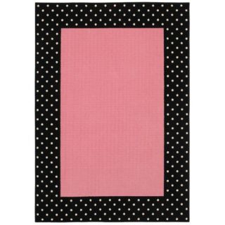 Young Attitudes Opposites Pink Bubble Gum Kids Rug