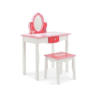 Najarian Furniture Barbie Kids Vanity and Stool Set