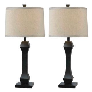 Kenroy Home Gemini Two Pack Table Lamp in Oil Rubbed Bronze