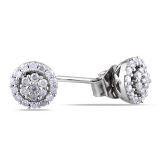 Amour Round Cut Diamond Stud Earrings   0007500599126
