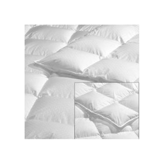 Goose Down Swiss Dots Hutterite Duvet in White