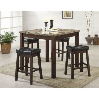 Wildon Home ® Mirage 5 Piece Counter Height Dining Set