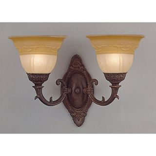 Crystorama Oxford 2 Wall Sconce in Venetian Bronze   6302 A VB