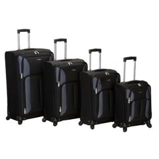 Rockland Impact 4 Piece Spinner Luggage Set