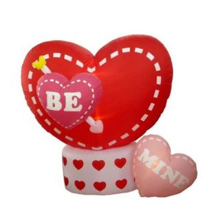 Valentines Day Inflatable Animated Hearts