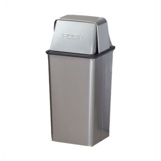 Metal Series Wastewatchers 13 Gallon Stainless Steel Receptacle with