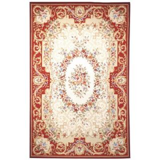 Safavieh Chelsea Ivory/Red Empire Rug   HK75A