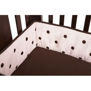 American Baby Company Heavenly Soft Minky Dot Crib Bumper