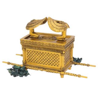 Ark of the Covenant Statue in Faux Gold