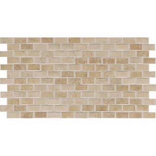 American Olean Costa Rei 2 x 1 Brick Joint Mosaic Tile in Oro Miele