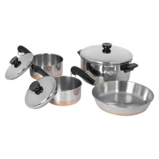 Revere Cookware 400 Line Stainless Steel 7 Piece Cookware Set