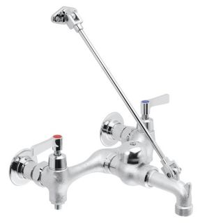 Commander Garage Faucet with Double Lever Handle, Top Faucet Brace and