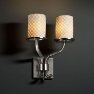 Justice Design Group Limoges Sonoma Two Light Wall Sconce with
