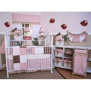 Pink Ladybugs and Dragonflies Crib Bedding Collection