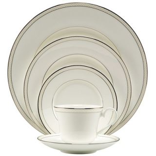 Nikko Ceramics Platinum Beaded Pearl Dinnerware Collection