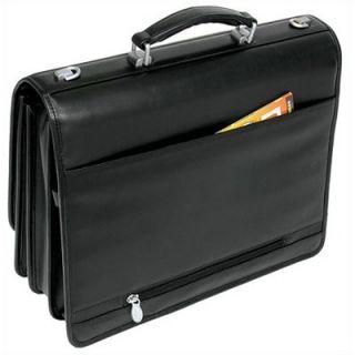 McKlein USA I Series River North Leather Briefcase in Black