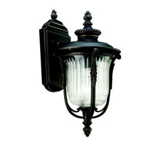 Kichler Luverne Outdoor Wall Lantern in Rubbed Bronze
