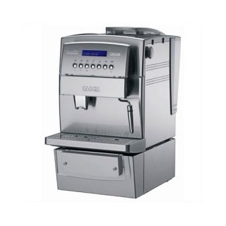 Titanium Office Espresso Machine in Silver and Stainless Steel