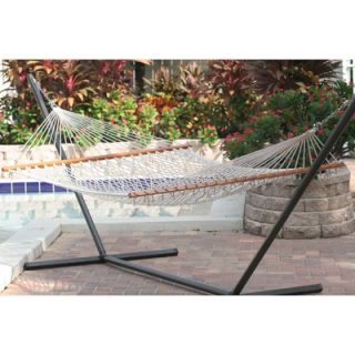Vifah Lech Steel Arc Stand and Polyester Fabric Hammock Set   A3184