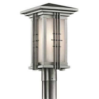 Kichler Portman Square Post Lantern in Stainless Steel   49162SS