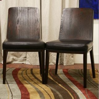 Wholesale Interiors Baxton Studio Agatha Bycast Leather Dining Chair