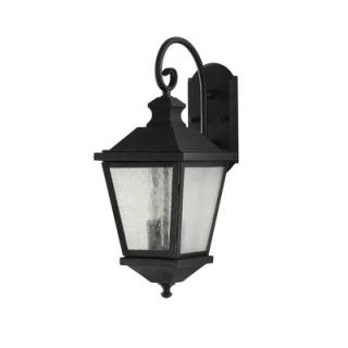 Feiss Woodside Hills Outdoor Wall Lantern in Black   OL5701BK