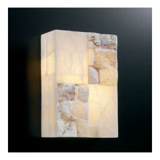 PLC Lighting Candice Wall Sconce   7314 Natural Alabaster
