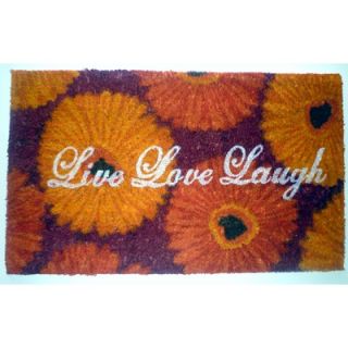Geo Crafts Live Love Laugh Doormat